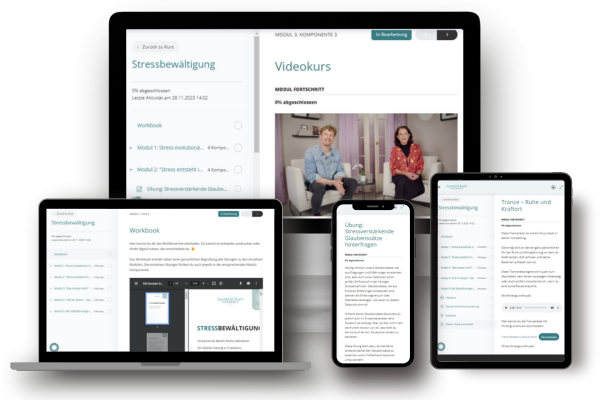 Stress Kurs SSA Mockup digital